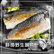 .2023年終優惠.【好神】鮮撈野生鯖魚一夜干(120-165g/片)14片
