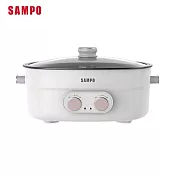 SAMPO 聲寶 4L雙溫控鴛鴦鍋 TQ-AA40W - 白色