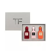 TOM FORD 私人調香系列迷你珍藏禮盒 12ml*3入(禁忌玫瑰+蜜桃狂想+失落櫻桃)_國際航空版