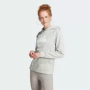 ADIDAS W FI BOS HOODIE 女連帽上衣-灰-IM4877 M 灰色