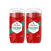 (2罐任選超值組)美國OLD SPICE歐仕派-長效抑味留香約48小時旋轉式體香膏85g/罐(固體狀體香劑,運動體臭味消臭劑,腋下除臭劑)  運動綠標*2罐