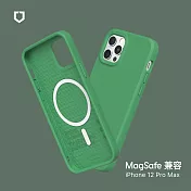 犀牛盾 iPhone 12 Pro Max (6.7吋) SolidSuit (MagSafe 兼容) 防摔背蓋手機保護殼- 鸚鵡綠