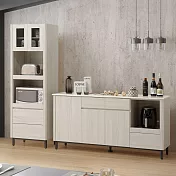 Homelike 喜家居餐櫃二件組(5.3尺餐櫃+高櫃)(2348)