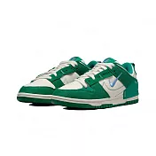 Nike Dunk Low Disrupt 2 女鞋 經典 雙層鞋帶孔 異材質拼接 綠寶石 綠孔雀 白 DH4402-001 US6.5 綠寶石