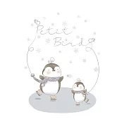 韓國Petit Bird 竹纖維防水保潔(防尿)墊~企鵝家族~嬰幼兒 兒童 寢具 午睡墊 防水墊 尿布墊 彌月禮~