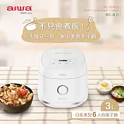 AIWA 愛華 3L 微電腦多功能13項全自動料理電子鍋 RC-6 II