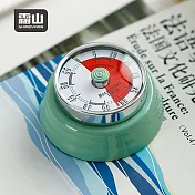 【日本霜山】美式復古造型磁吸機械式計時器(免電池)- 薄荷綠