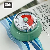 【日本霜山】美式復古造型磁吸機械式計時器(免電池) 薄荷綠