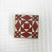 拼布圖形木頭橡皮印章(共5款) -海之嵐