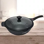 英國製INTIGNIS大理石鑄造深型不沾炒鍋-34cm-2支