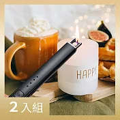 CS22 USB充電脈衝隨身點火器-2入 玫瑰金