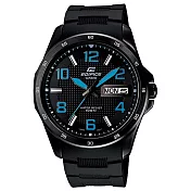 CASIO EDIFICE 炫彩時刻賽車運動錶-膠帶-藍