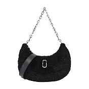 MARC JACOBS THE TEDDY CURVE 泰迪鏈帶手提/肩揹包- 黑