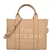 MARC JACOBS The Leather TOTE 皮革兩用托特包-小 駝