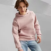 PUMA 流行系列Classics質感長厚 男女連帽T恤-粉-62521823 L 粉紅色