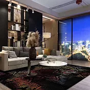 【Fuwaly】尼爾黑地毯 160x230cm