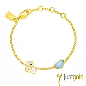 【Just Gold 鎮金店】冰川珍奇 黃金手鍊(北極熊)