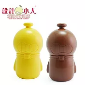 【設計小人 】小人拎吼搭-開罐鑰匙圈 黃