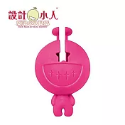 【設計小人】大頭症小人集線器 桃紅