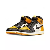 Air Jordan 1 Retro High OG Taxi 黑黃腳趾 555088-711 US8 黑黃