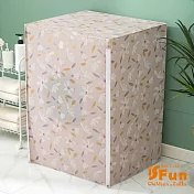 【iSFun】防水洗衣機防塵套/ 粉紫碎花/直立式