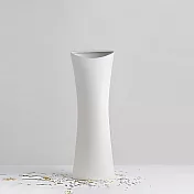 【3,co】管狀花器(大) - 白