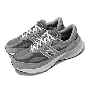 New Balance 休閒鞋 990 V6 男鞋 元祖灰 美製 經典 復古 麂皮 NB M990GL6-D 25cm GREY/METALLIC SILVER