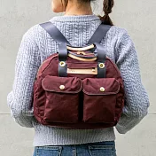 satana - Soldier 趣遊保齡球後背包 - 栗紅色