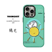 YOUNGKIT原創潮流 iPhone 15 Pro Max 6.7吋 萌咪系列 Magsafe磁吸聯名防摔手機殼 陽光