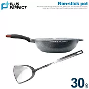 理想PERFECT 極緻鑄造不沾平底鍋 30cm無蓋(附316煎匙) IKH_22030_1 台灣製