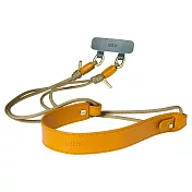 Alto 皮革手機掛繩背帶組【附 單/雙環手機夾片】 焦糖棕