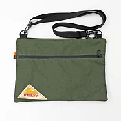【KELTY】FLATPOUCH 肩背小袋 橄欖綠