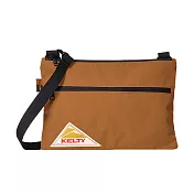 【KELTY】FLATPOUCH 肩背小袋 焦糖