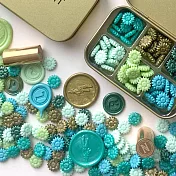 HAPPYMT花朵蠟粒糖果盒- 薄荷綠