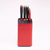 ZUUTii 彩刃不鏽鋼刀具五件組 (玫瑰紅)