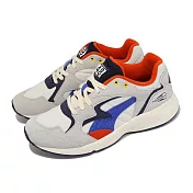 Puma 休閒鞋 Prevail TM 男鞋 灰 藍 紅 緩震 麂皮 75週年 運動鞋 38944401