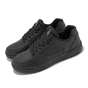 Skechers 休閒鞋 Koopa-Volley Low Varsity 男鞋 黑 透氣 皮革 記憶鞋墊 運動鞋 183240BBK