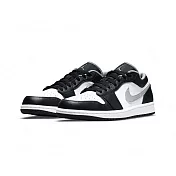 Air Jordan 1 Low Black White Grey 黑白灰影子 553558-040 US11.5 黑白灰