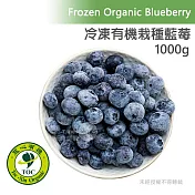 【天時莓果】美國有機冷凍栽種藍莓 (1000g/包)(獨家商品)