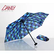 長毛象-德國[EuroSCHIRM] 全世界最強雨傘品牌 LIGHT TREK AUTOMATIC / 高彈性抗鏽自動傘 方格亮藍