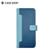 CASE SHOP OPPO A79 (5G) 前收納側掀皮套- 藍