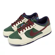 Nike 休閒鞋 Dunk Low Retro 男鞋 女鞋 綠 米 皮革 撞色 低筒 板鞋 運動鞋 FV8106-361