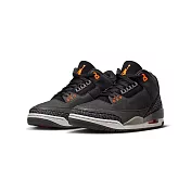 Air Jordan 3 RetroFear Pack 爆裂紋深灰橘 CT8532-080 US8.5 深灰橘