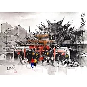 【玲廊滿藝】(阿力)余思瑩-屏東慈鳳宮39x54cm