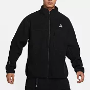 NIKE AS M ACG ARCTIC WOLF FZ 男刷毛外套-黑-FN0373010 L 黑色