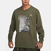 NIKE AS M NRG ACG TEE LS FOREST 男長袖上衣-綠-FN7319222 L 綠色