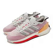 Adidas 慢跑鞋 Avryn 男鞋 白 粉紅 透氣 多功能 網布 BOOST 愛迪達 運動鞋 HP5974 28cm WHITE/RED