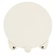 日本《Liv heart》-- 熊熊座墊(薄)-白 ☆