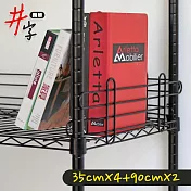 【居家cheaper】35X90CM層架專用烤漆井字圍籬組合 (35CMx4+90CMx2) 層架配件 鐵架配件 35cmx4+90cmx2