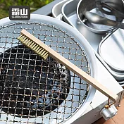 【日本霜山】除鏽去汙黃銅絲刷/烤肉架清潔刷